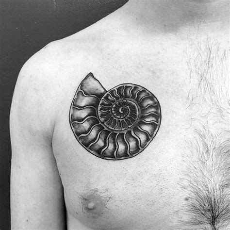 tatouage ammonite